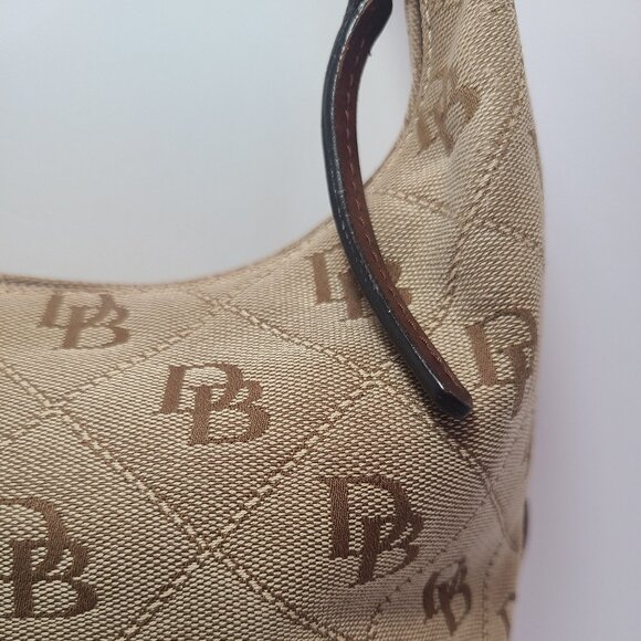 Dooney & Bourke Small Logo Purse w/ Leather Trim - Picture 3 of 16